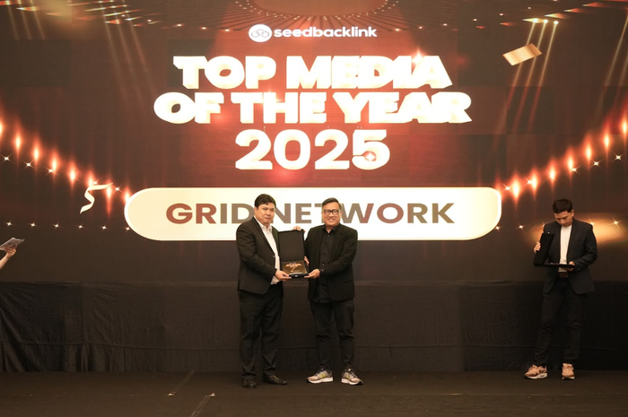 Grid Network dinobatkan sebagai Media of The Year 2025 dalam Seedbacklink Summit 2026.