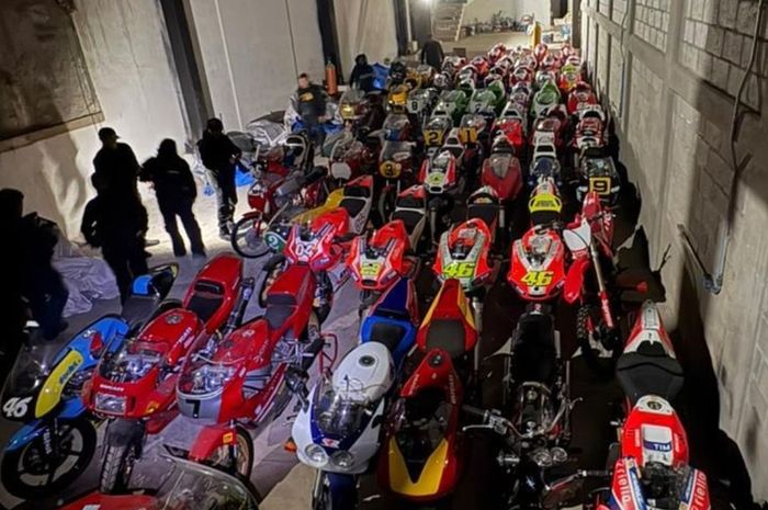 Koleksi motor balap buronan kelas kakap FBI, Ryan James Wedding yang berhasil terungkap berada di Meksiko