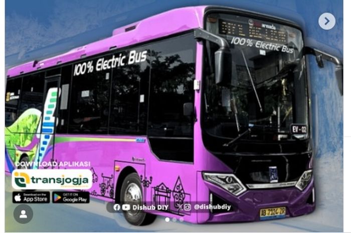 Ini tarif bus listrik Jogja dan titik pemberhentiannya