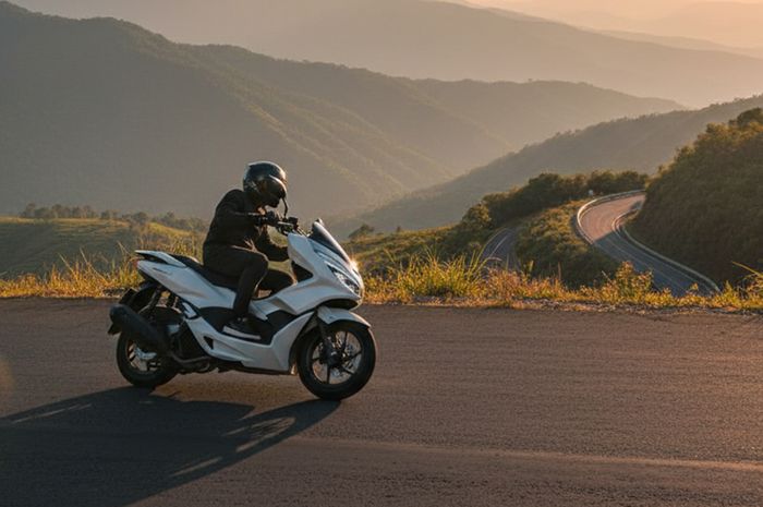 Ilustrasi jalur pegunungan