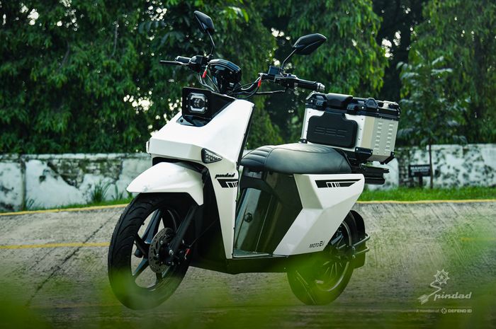 Prototipe motor listrik buatan PT Pindad bernama EV-Scooter
