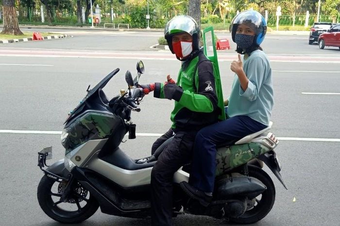 Posisi duduk ketika dibonceng sangat berpengaruh dengan gerak motor saat bermanuver