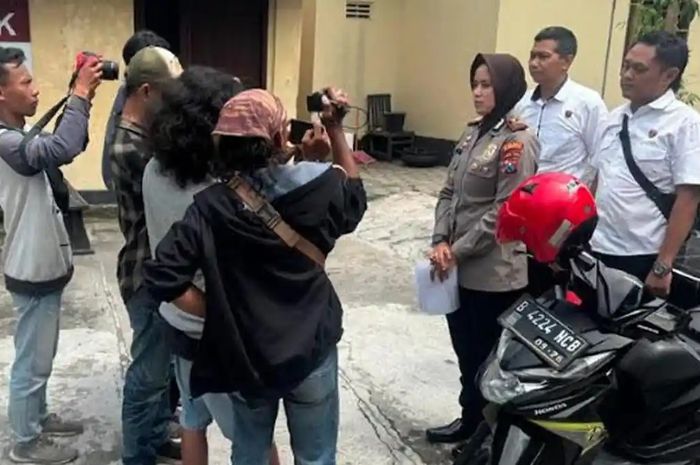 Bocil SMP harus berurusan dengan polisi karena nekat menggasak Honda BeAT 