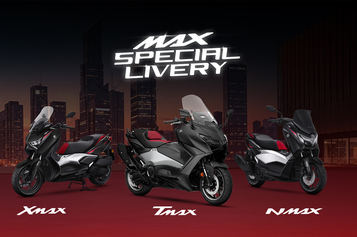 Yamaha TMAX, XMAX, dan NMAX dengan livery spesial 25th Anniversary