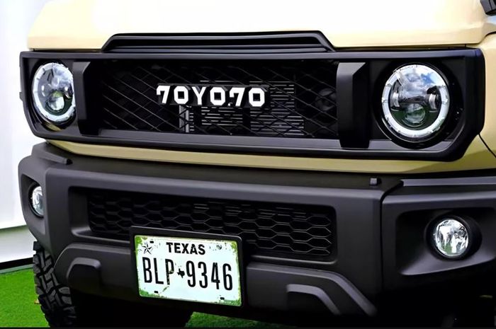 fascia Suzuki Jimny dengan body kit mirip Toyota Land Cruiser 70 Facelift