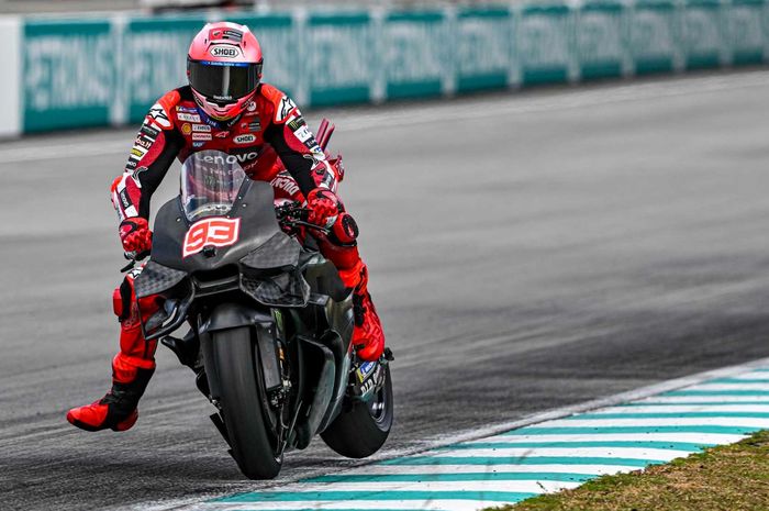 Marc Marquez gaspol di hari pertama tes pramusim MotoGP 2026