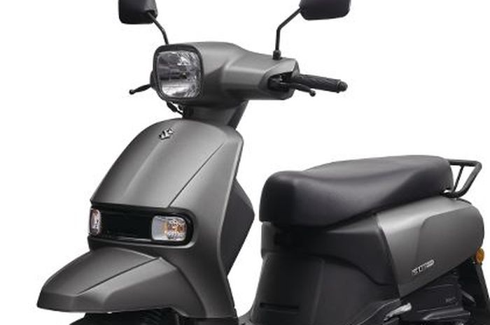 penampakan skutik retro Suzuki Sui 125 model 2026 yang tampil industrial, cocok lawan Yamaha Fazzio