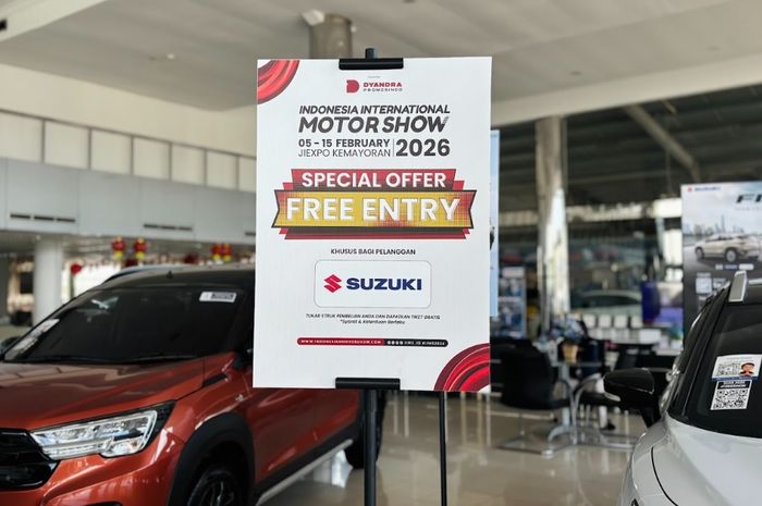 Suzuki bagi-bagi tiket IIMS 2026 gratis buat para pelanggannya
