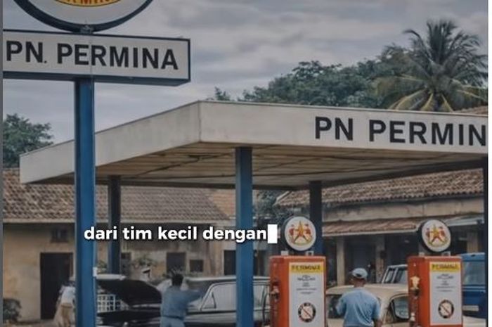 SPBU Permina tahun 1957