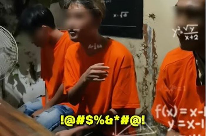 Tiga komplotan maling motor yang kerap beraksi di kecamatan Gubeng, kota Surabaya diinterogasi Kapolrestabes Surabaya, Kombes Pol Luthfie Sulistiawan