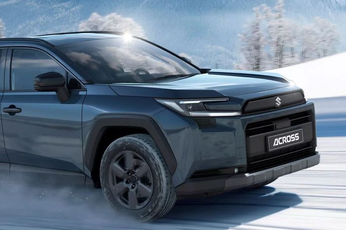 penampakan SUV baru Suzuki kembaran Toyota RAV4, bisa tempuh 100 km dalam mode elektrik