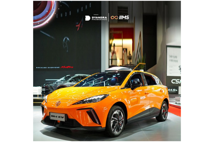 MG, salah satu brand roda empat yang ikut berpartisipasi dalam IIMS 2026 