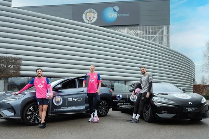 BYD dan Denza jadi sponsor resmi Manchester City