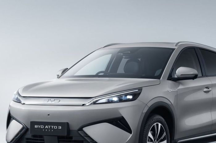 penampakan BYD Atto 3 Facelift yang meluncur di Hong Kong