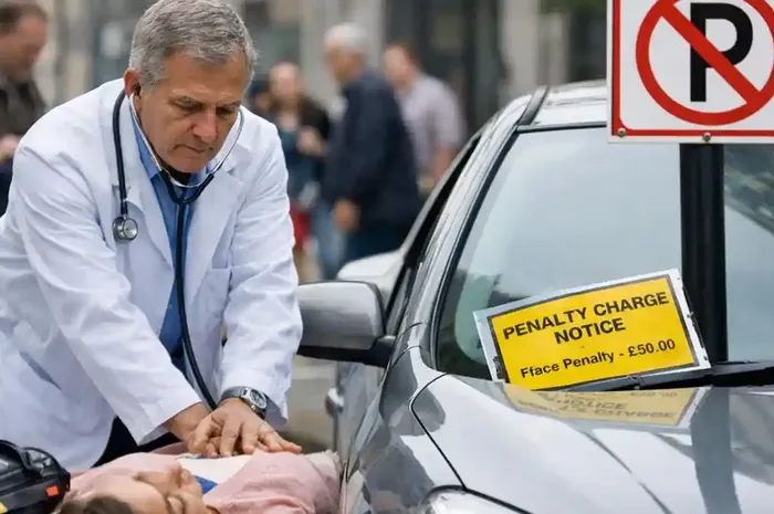 Ilustrasi seorang dokter memberikan pertolongan pertama pada korban serangan jantung