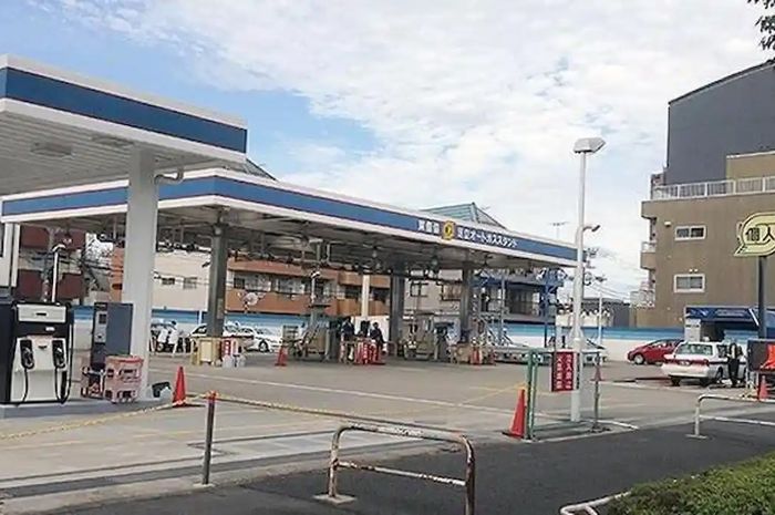 Ilustrasi SPBU di Jepang