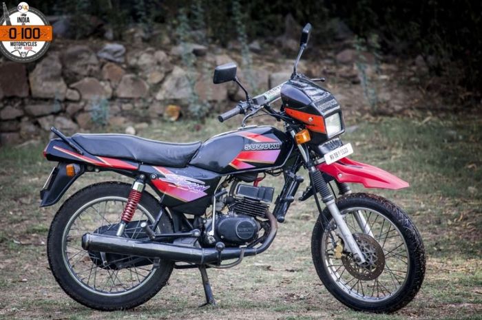 penampakan Suzuki Shogun yang beredar di India yang bermesin 2-tak.JPG