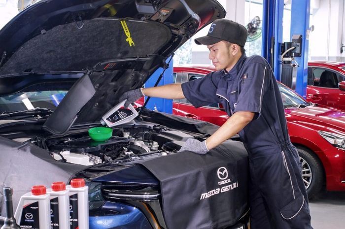 Ilustrasi, bengkel siaga Mazda