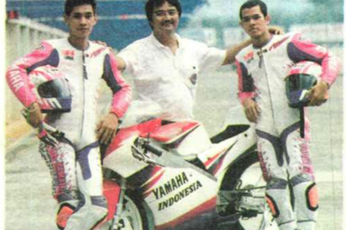 Petrus Canisius, Edmon Cho (Manager balap Yamaha) dan Ahmad Jayadi