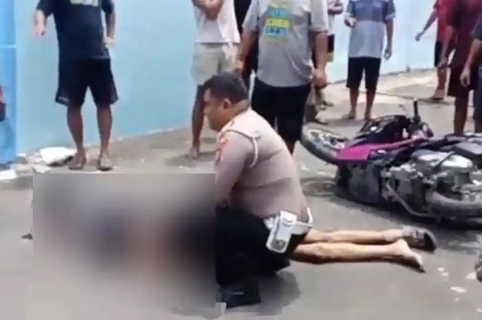 Pemotor meninggal dunia `kecelakaan usai dikejar polisi karena diduga melakukan pelanggaran lalu lintas