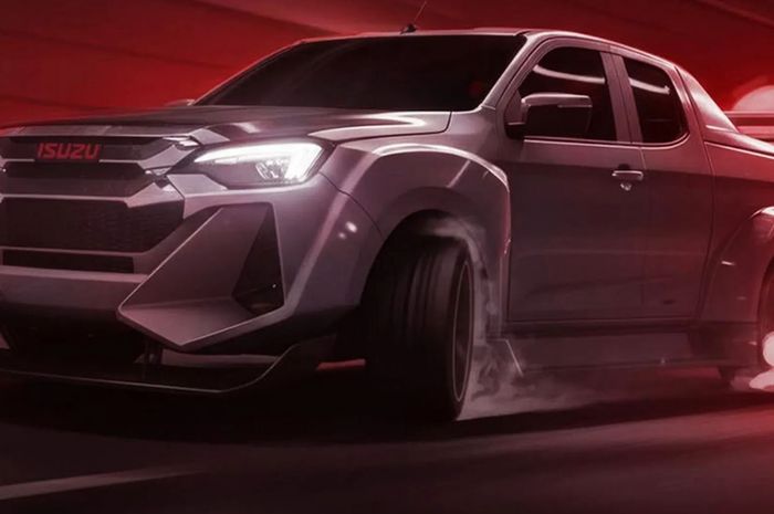 penampakan Isuzu D-Max versi balap, tampil sangar dan dilengkapi powertrain buas