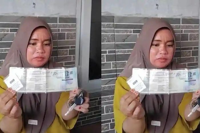 Korban pencuroan motor di parkiran samsat