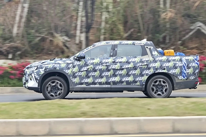 Pikap BYD ketahuan sedang dites di jalan raya China