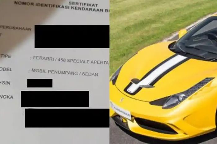 nama guru honorer dicatut dalam kepemilikan mobil Ferrari seharga Rp 4,2 Miliar. Ini kronologinya