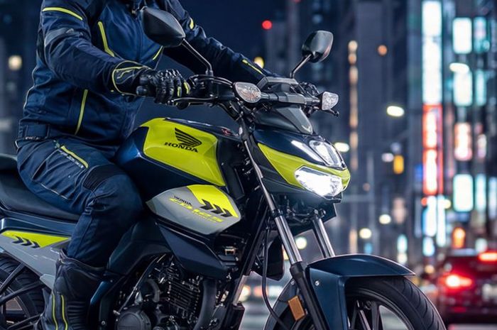 penampakan Honda CB Series terbaru yang bermesin 125 cc, iritnya tembus 60 km per liter