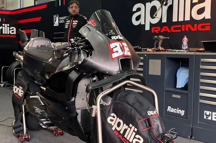 Motor Prortipe tim Aprilia dengan mesin 850cc yang diuji untuk musim 2027