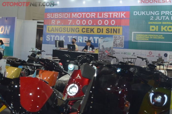 Promo subsidi harga motor listrik pada 2023 lalu