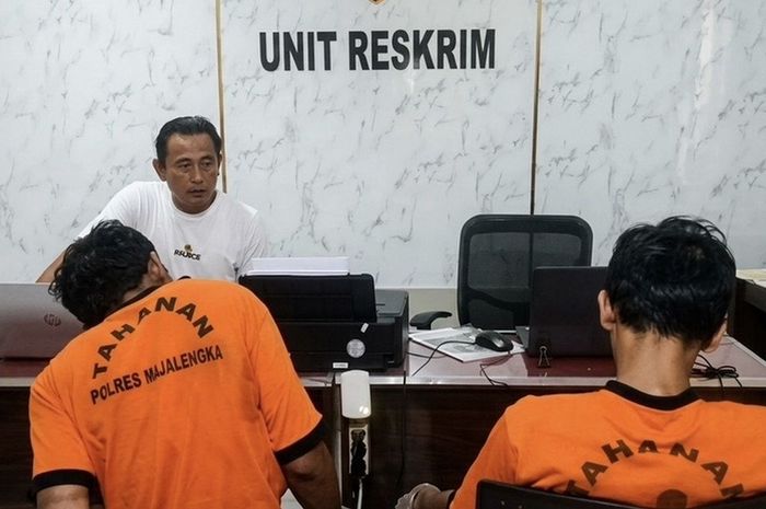 Komplotan pebisnis jual beli motor bekas murah dari hasil curian ditangkap Polsek Jatitujuh, Majalengka, Jawa Barat