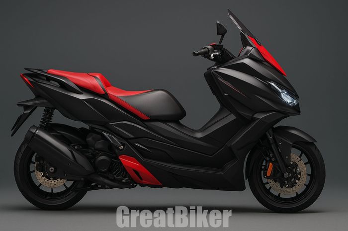 Suzuki Burgman 350 yang disiapkan untuk melawan XMAX dan Forza