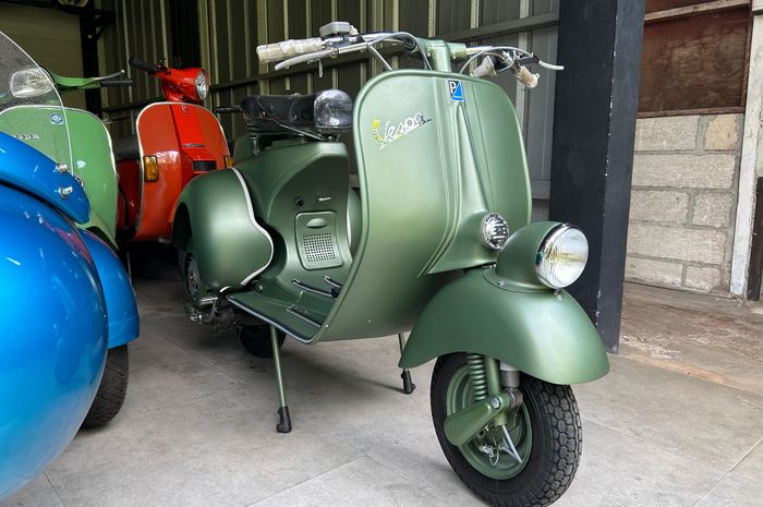 Vespa Sei Giorni dibuat dari nol menggunakan plat lembaran oleh bengkel Scooter99