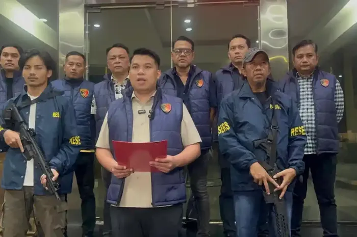 Konferensi Pers Satreskrim Polres Tangerang Selatan dalam pengungkapan dan penyelidikan kasus begal mobil seorang wanita di Cisauk