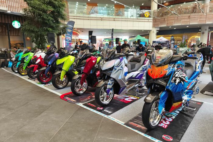 Mix Matic Day 2026 pecah rekor peserta dengan total 248 motor matic modifikasi ikut ambil bagian