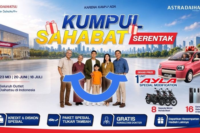Daihatsu Kumpul Sahabat Serentak di Dealer seluruh Indonesia digelar tiga kali