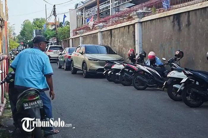 Ilustrasi parkir tarif selangit di Solo