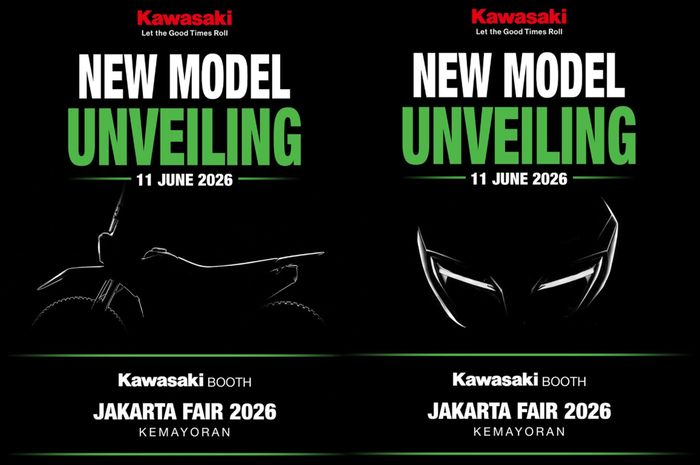 Kawasaki akan meluncurkan dua motor baru di event Jakarta Fair Kemayoran 2026