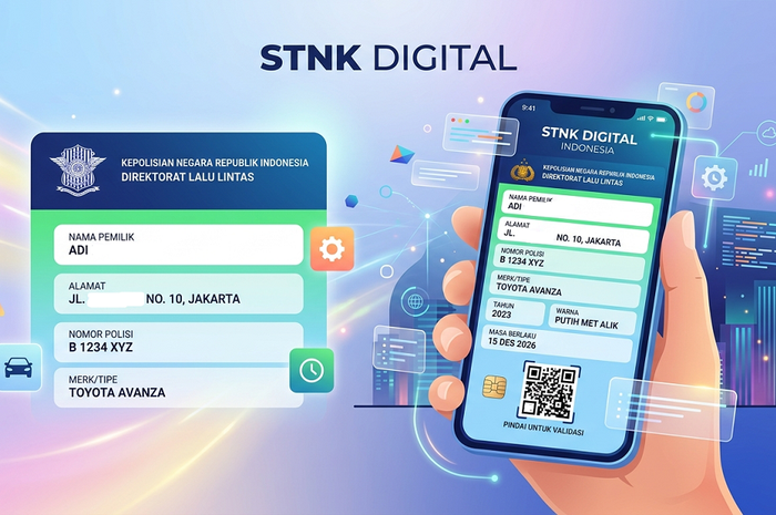 Ilustrasi STNK Digital