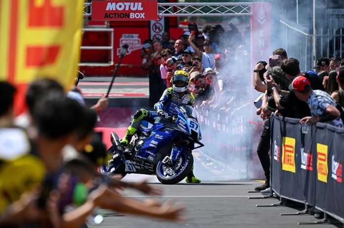 Aldi Satya Mahendra raih podium di Misano