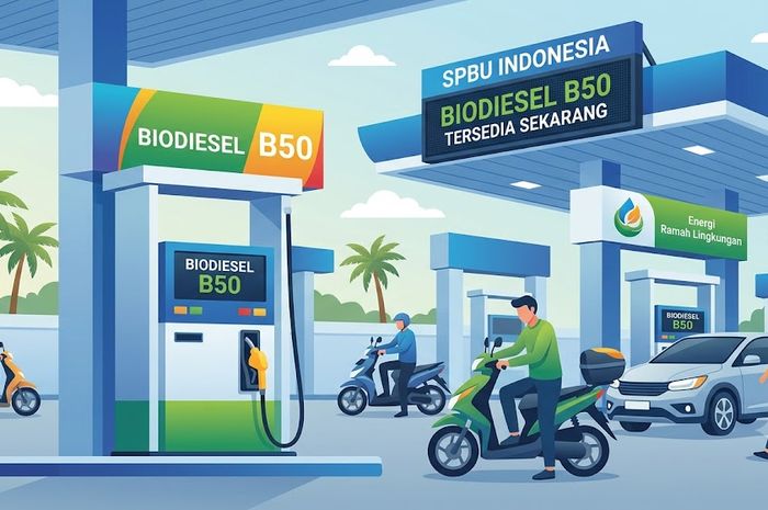Ilustrasi BBM Biodiesel B50 yang dijual di SPBU