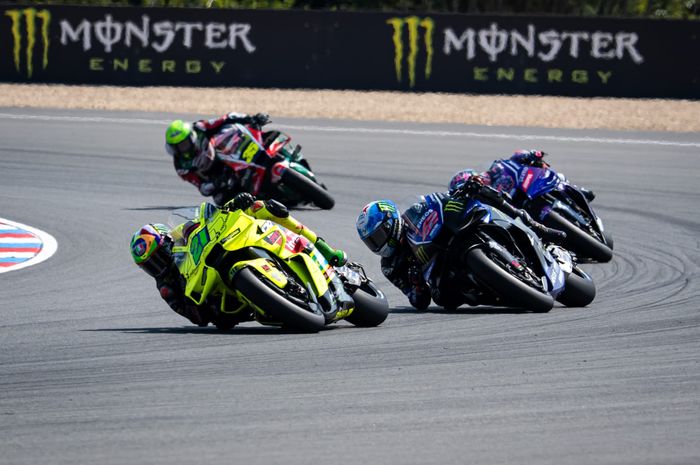 Pembalap Pertamina Enduro VR46 Racing Team, Fabio Di Giannantonio, tampil kompetitif pada Sprint Race MotoGP Republik Ceko 2026 di Sirkuit Brno.