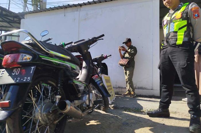 Satlantas Polres Ponorogo panen 250 unit motor dan mobil bermasalah yang rata-rata dimiliki pelajar