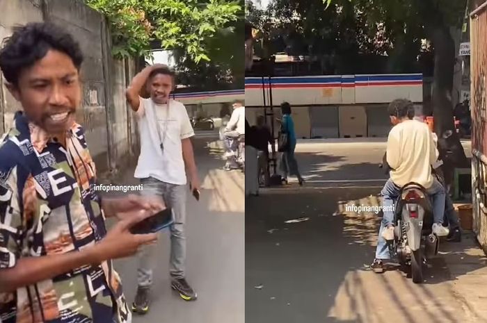 Gerombolan Debt Collector cegat Yamaha Mio remaja wanita di kawasan Rawamangun, Pulogadung, Jakarta Timur dan dihalau orang tuanya