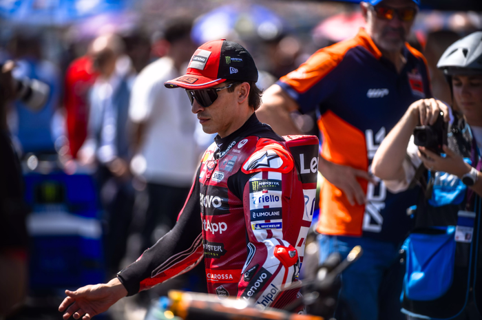 Marc Marquez menyebut gravel di sirkuit Assen, Belanda tidak dalam kondisi yang baik