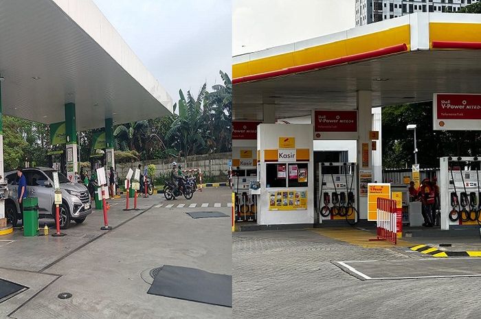 SPBU BP dan Shell