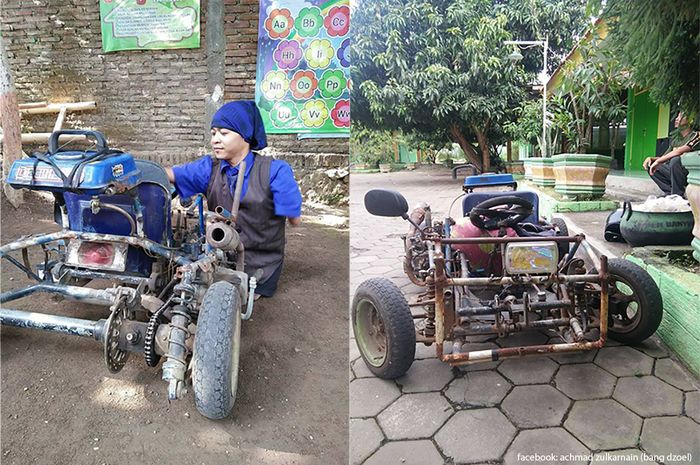 Gokart modifikasi milik Dzoel