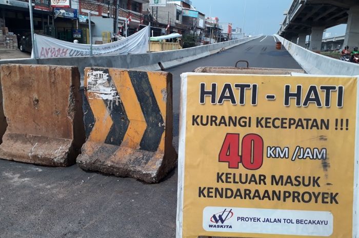 Tol Becakayu dalam pengerjaan 3/10/2017