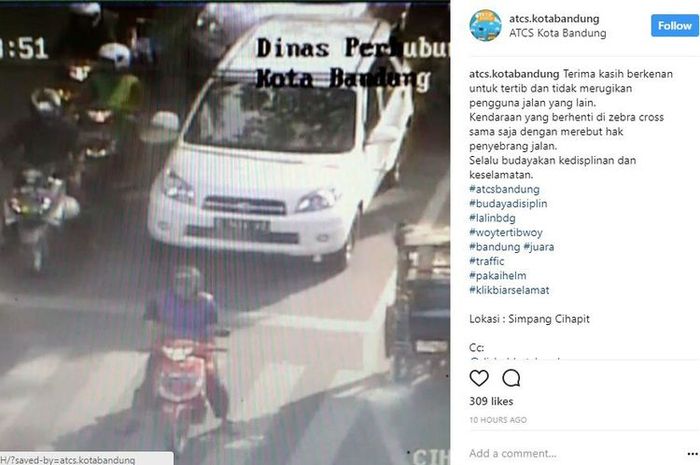 CCTV di Bandung yang sudah dilengkapi speaker